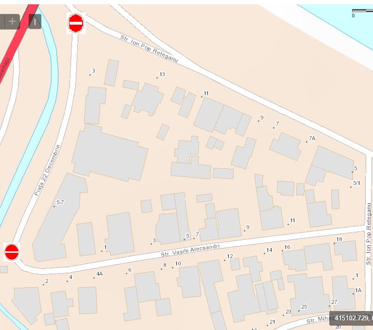 O porțiune din Piața 22 Decembrie se închide pentru lucrări