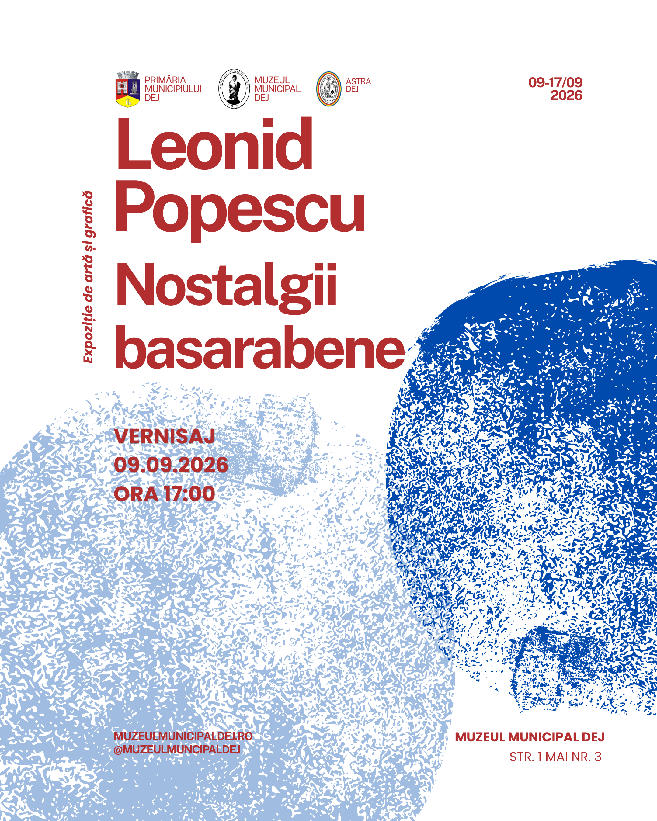 Vernisajul expoziției „Nostalgii basarabene”, la Muzeul Municipal Dej