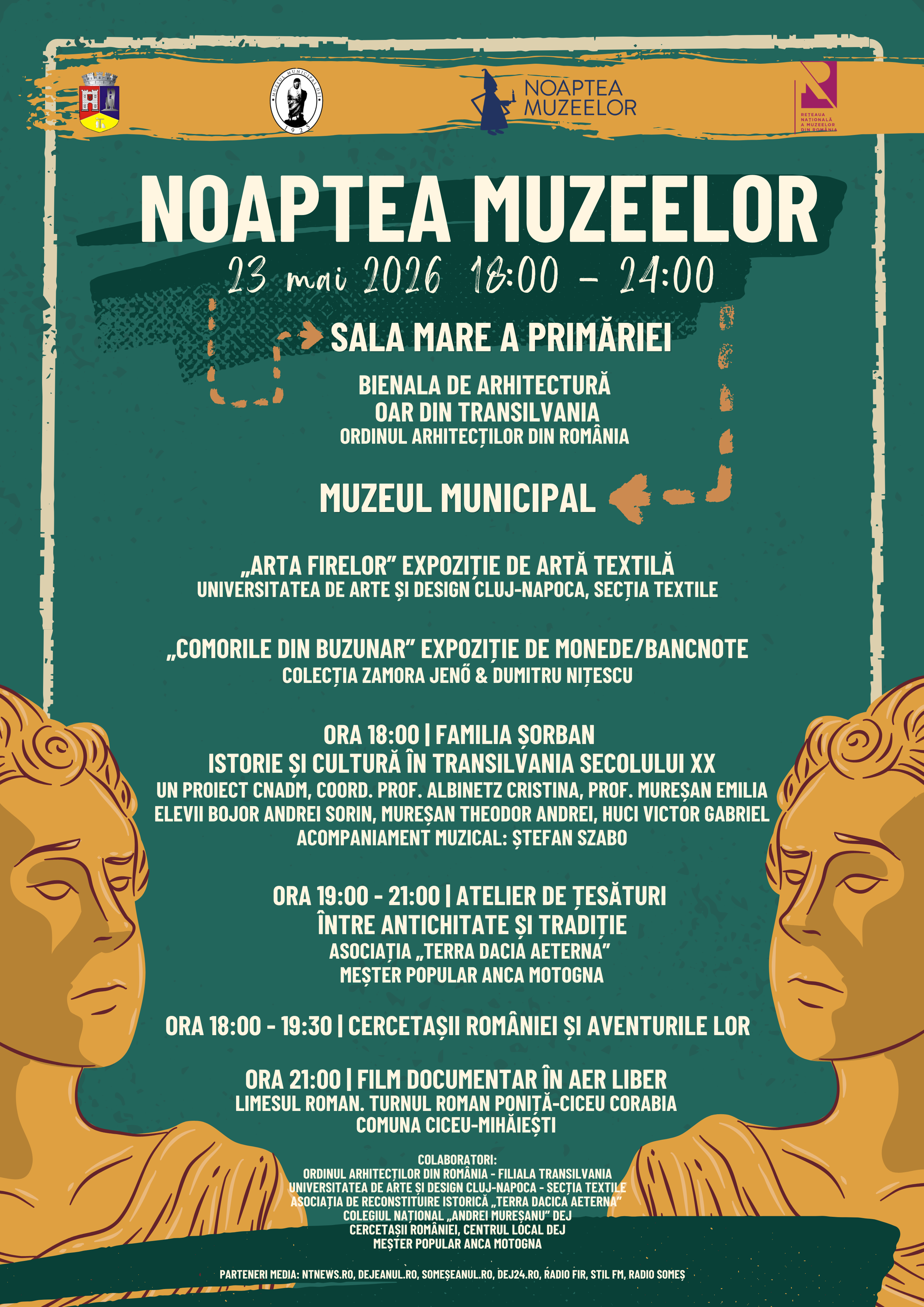 Noaptea Muzeelor 2026, la Muzeul Municipal Dej