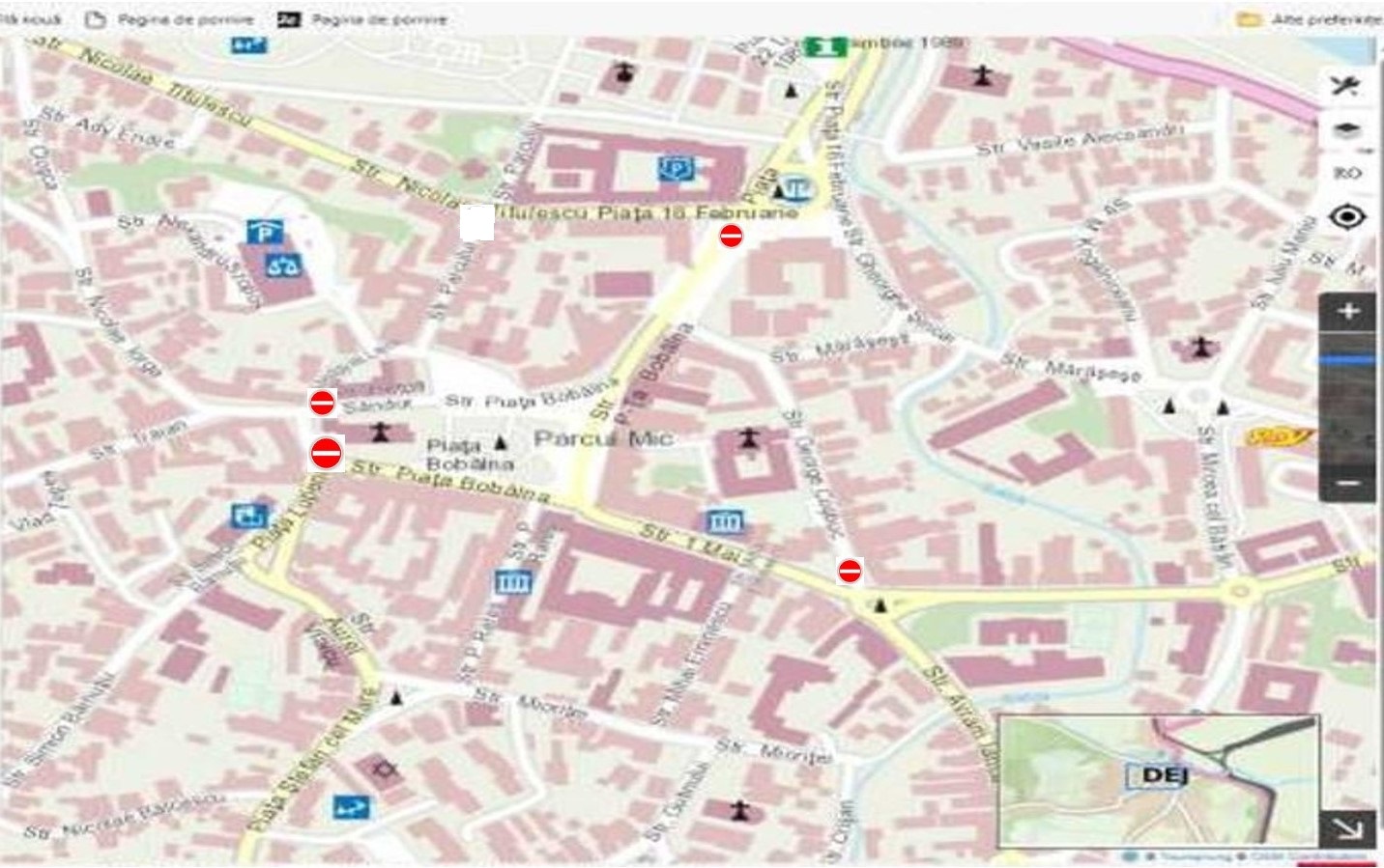 Restricții de circulație în centrul municipiului