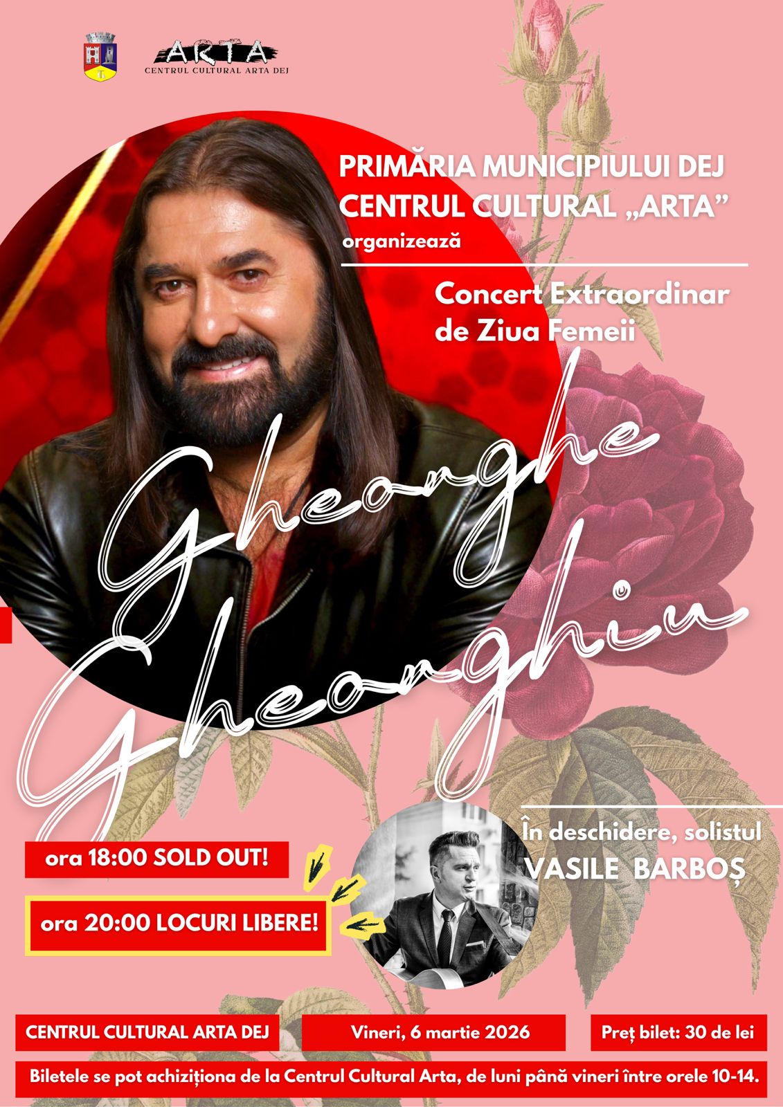 Spectacol suplimentar dedicat Zilei Internaționale a Femeii, la Dej