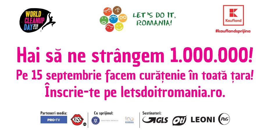 15 septembrie ” Ziua Națională de Curățenie” Let’s Do It, Romania!
