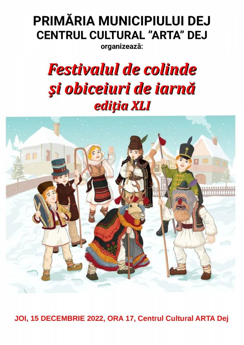 Festivalul de colinde și obiceiuri de iarnă la Centrul Cultural ,,Arta”